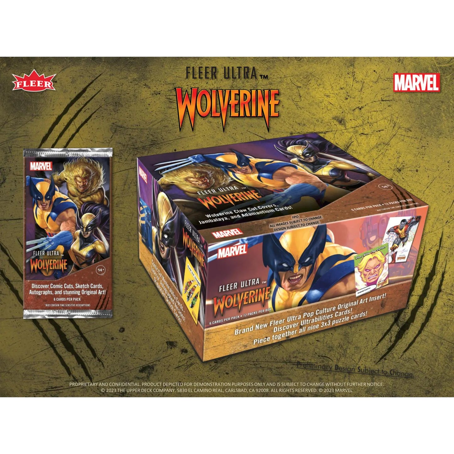 Marvel Fleer Ultra Wolverine Hobby Box - Upper Deck 2024