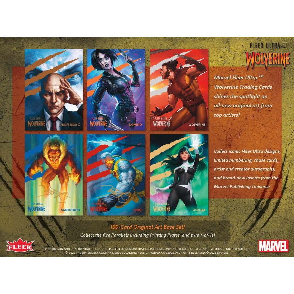 Marvel Fleer Ultra Wolverine Hobby Box - Upper Deck 2024