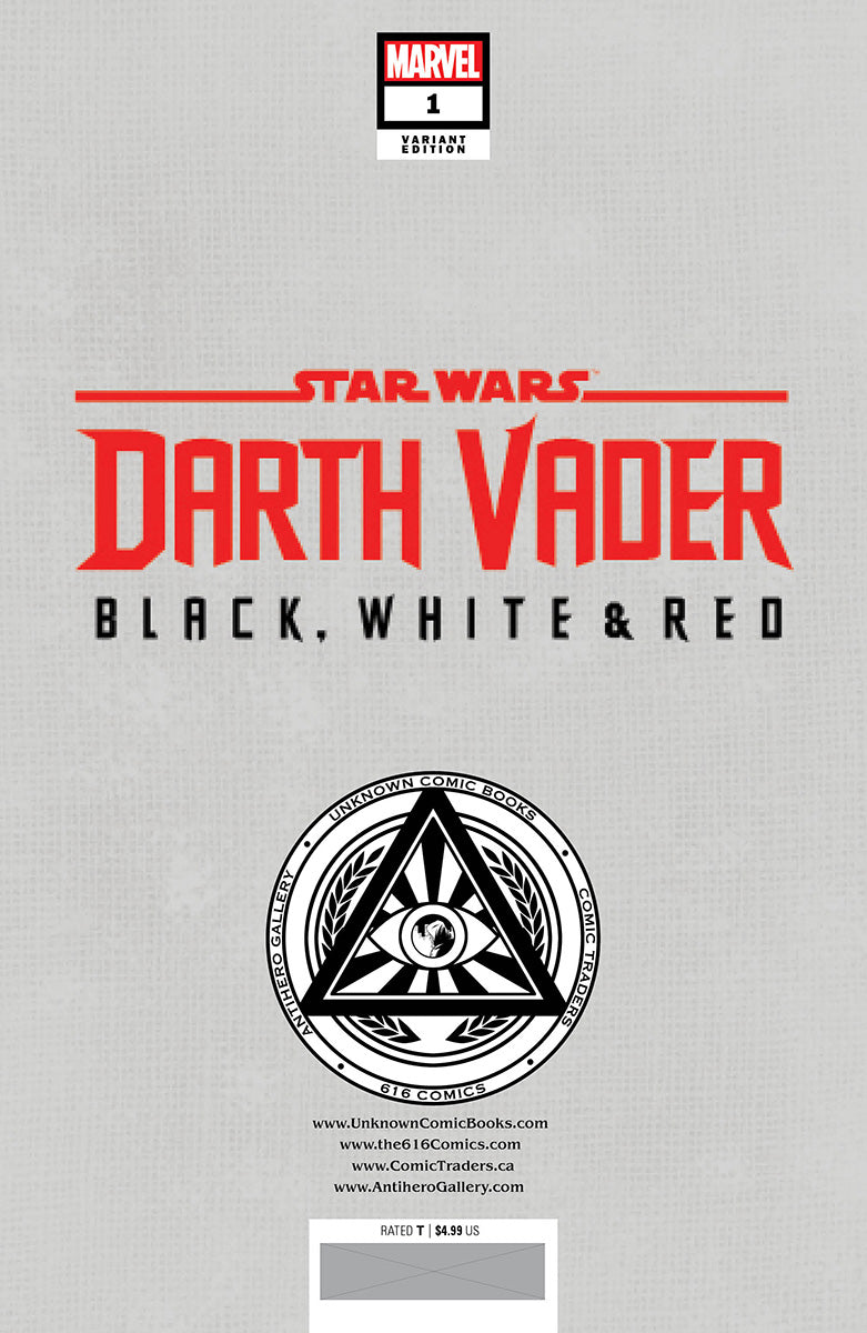 Star Wars: Darth Vader - Black, White & Red #1 Unknown Comics Kaare Andrews Exclusive Var (04/26/2023)