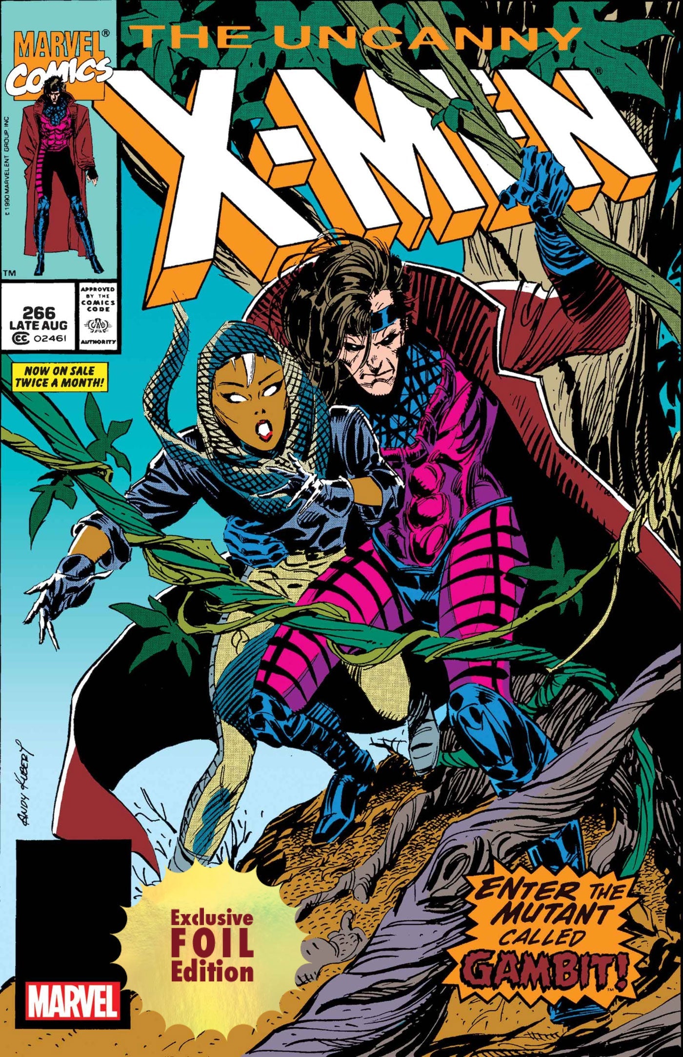 [Foil] Uncanny X-Men #266 Unknown Comics Exclusive Facsimile Edition [New Printing] Var (08/07/2024)